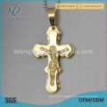 New style gold necklace cross pendant for men